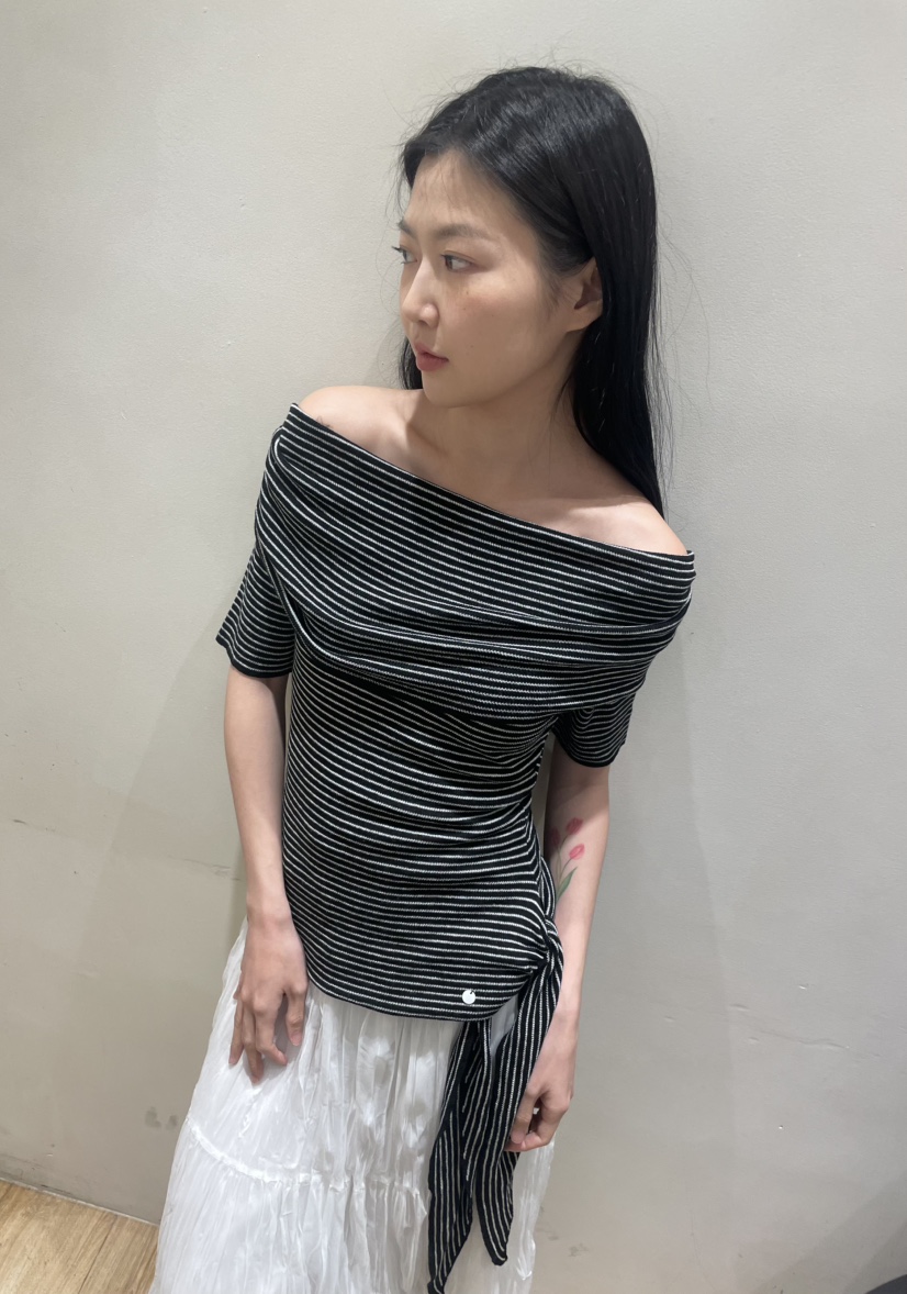 NEOUL韓國代購女裝新品26春夏推薦人氣時尚休閑職業針織衫NEOUL/ahin雙領標簽針織衫