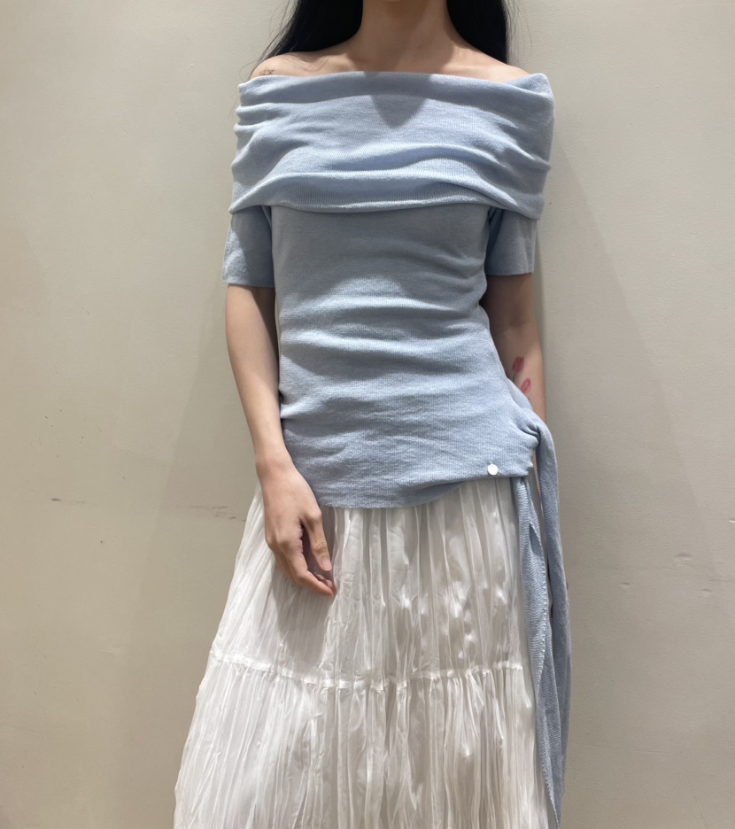 NEOUL韓國代購女裝新品26春夏推薦人氣時尚休閑職業針織衫NEOUL/ahin雙領標簽針織衫