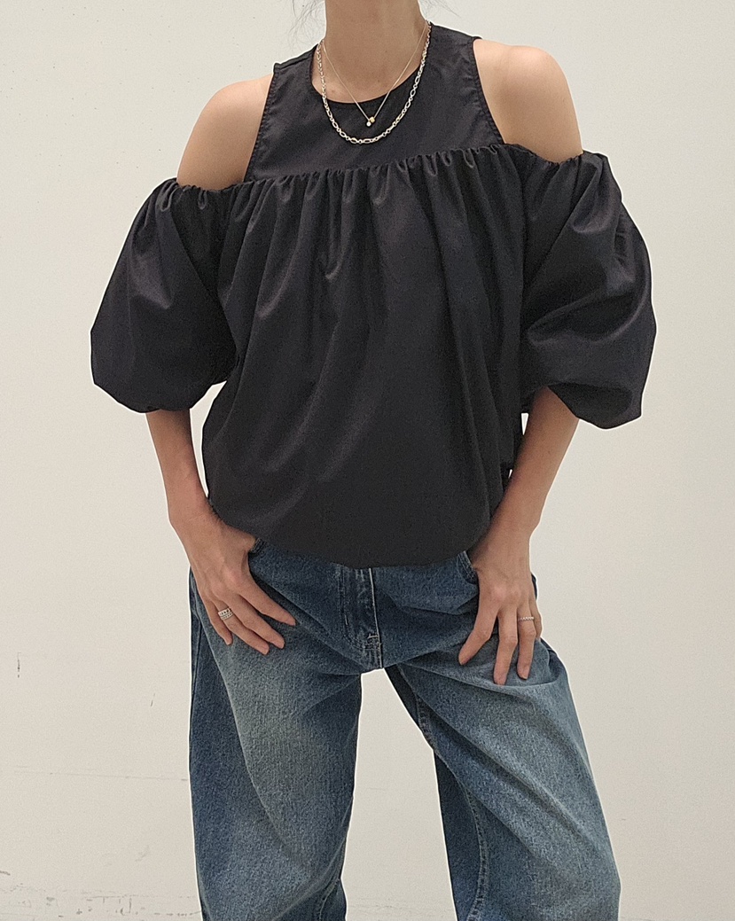 NEOUL韓國東大門代購女士新款休閑26春夏熱賣職業襯衫蕾絲衫NEOUL/ahin雙領標簽襯衫/蕾絲衫