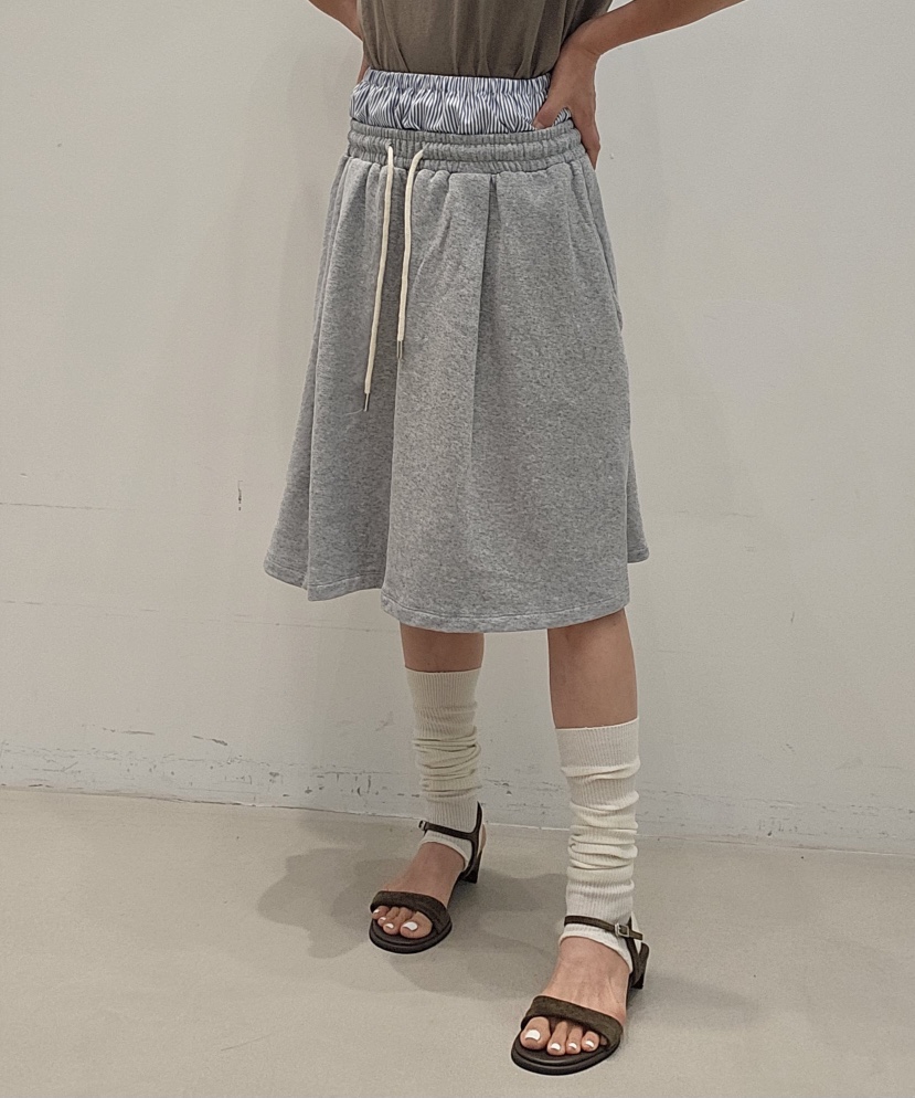 NEOUL韓國直郵實拍女裝新款推薦人氣26春夏熱賣半身裙中短裙NEOUL/ahin雙領標簽半身裙/中短裙