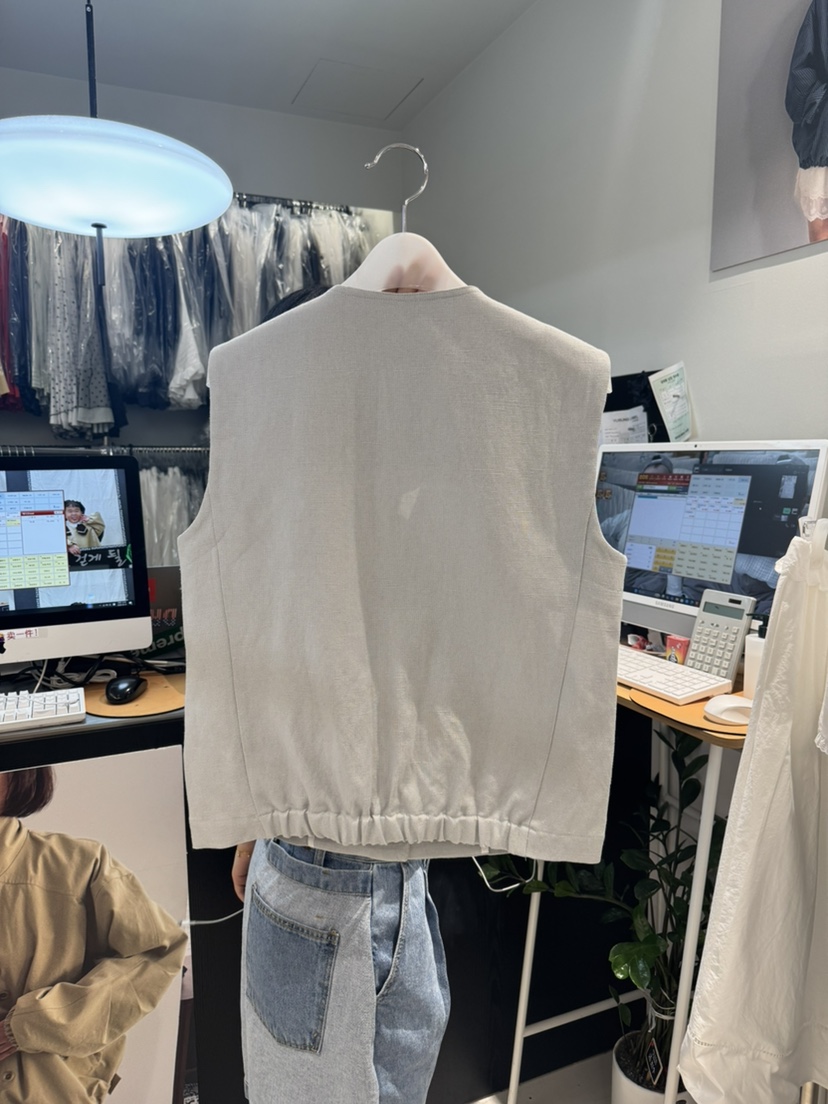 OLI SEOUL韓國代購女裝新品休閑職業時尚推薦熱賣26春夏馬甲OLI SEOUL馬甲