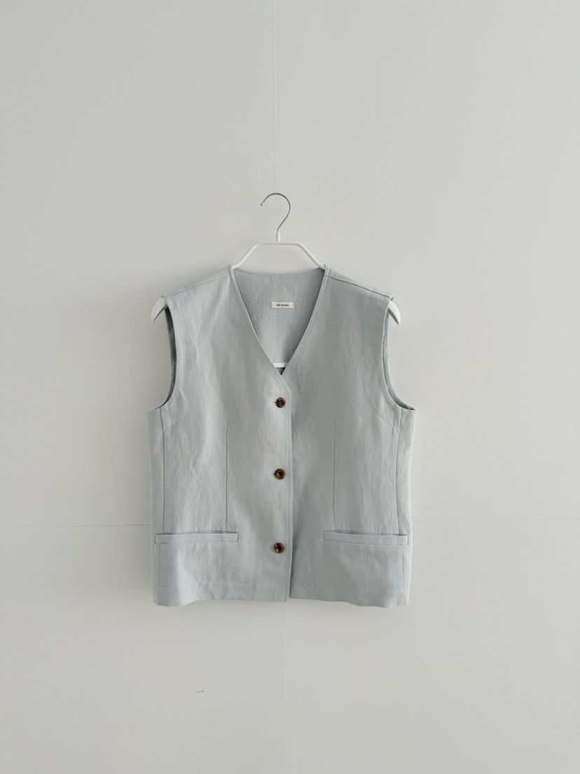 OLI SEOUL韓國代購女裝新品休閑職業時尚推薦熱賣26春夏馬甲OLI SEOUL馬甲圖色1