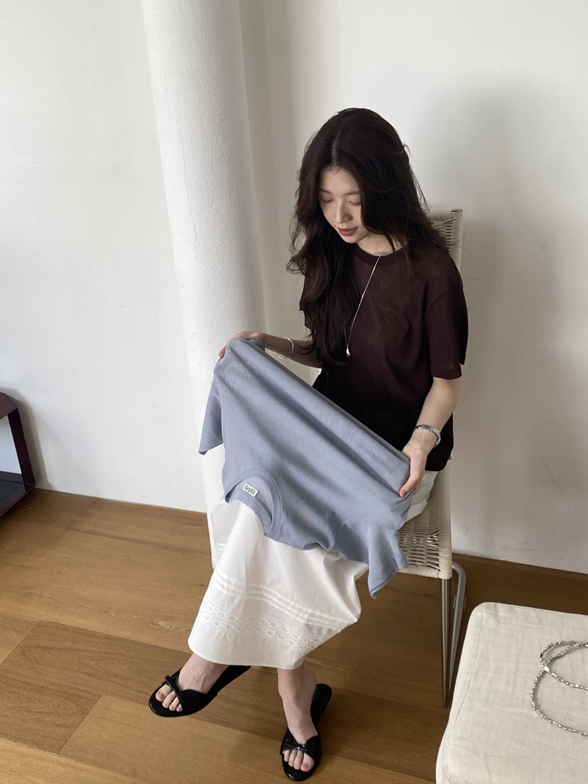 ERUME韓國直郵女士新款時尚推薦職業人氣熱賣休閑26春夏T恤ERUMET恤