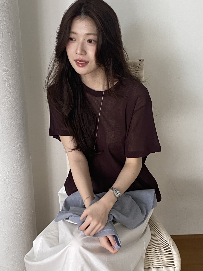 ERUME韓國直郵女士新款時尚推薦職業人氣熱賣休閑26春夏T恤ERUMET恤