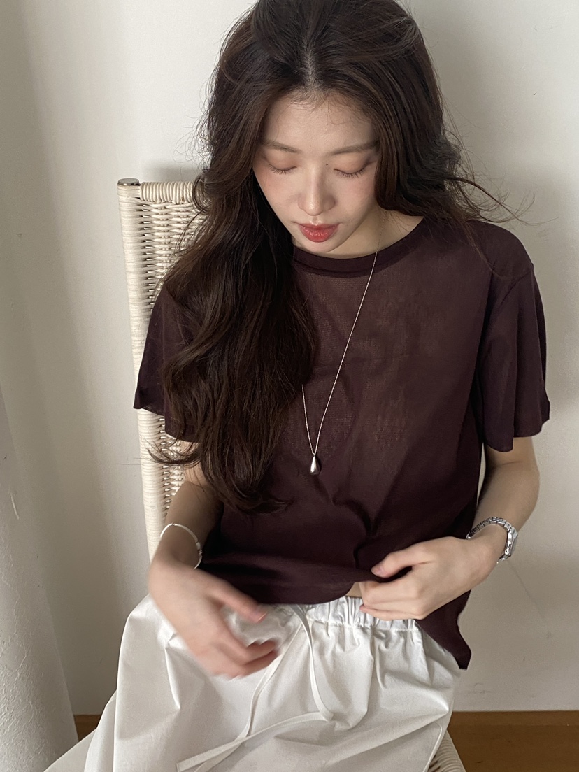 ERUME韓國直郵女士新款時尚推薦職業人氣熱賣休閑26春夏T恤ERUMET恤