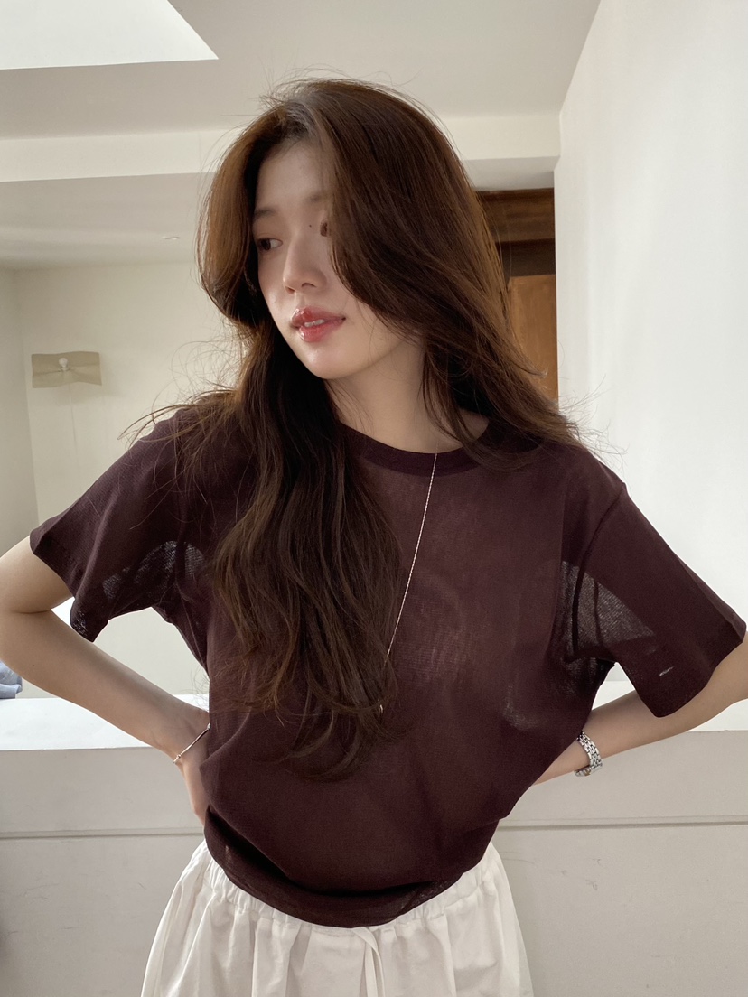 ERUME韓國直郵女士新款時尚推薦職業人氣熱賣休閑26春夏T恤ERUMET恤