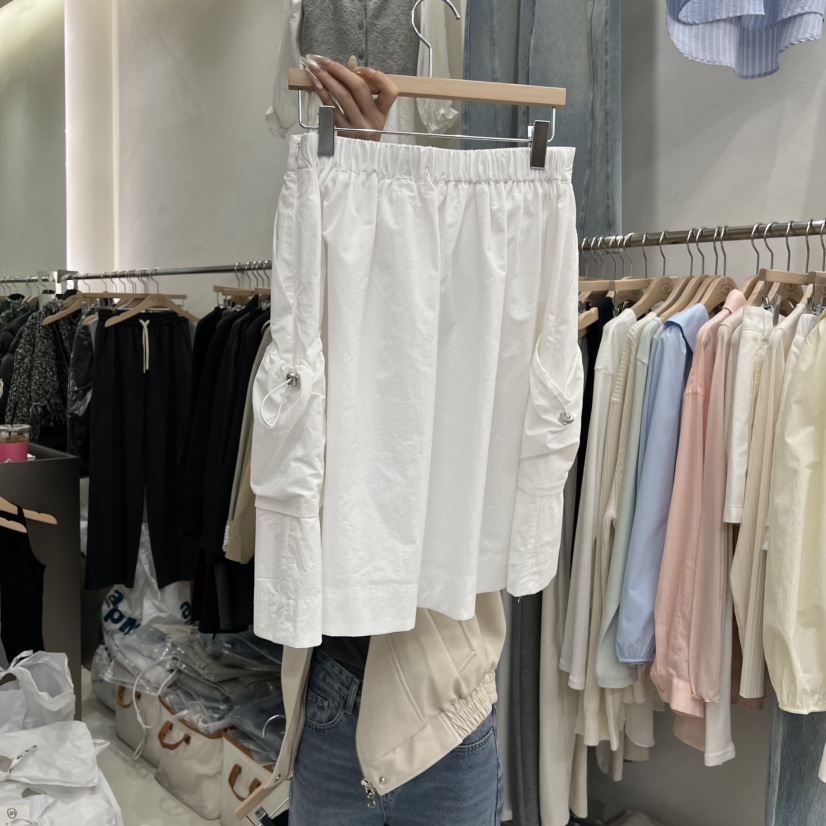 TAKE YOUE TIME韓國東大門直郵女士新款26春夏半身裙中短裙工裝連帽TAKE YOUE TIME半身裙/中短裙