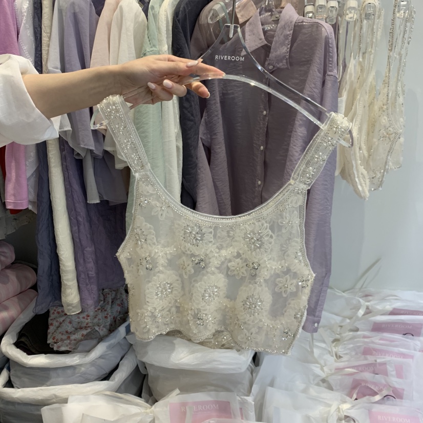 RIVEROOM韓國東大門直郵女士新款休閑26春夏時尚吊帶背心RIVEROOM吊帶/背心圖色2