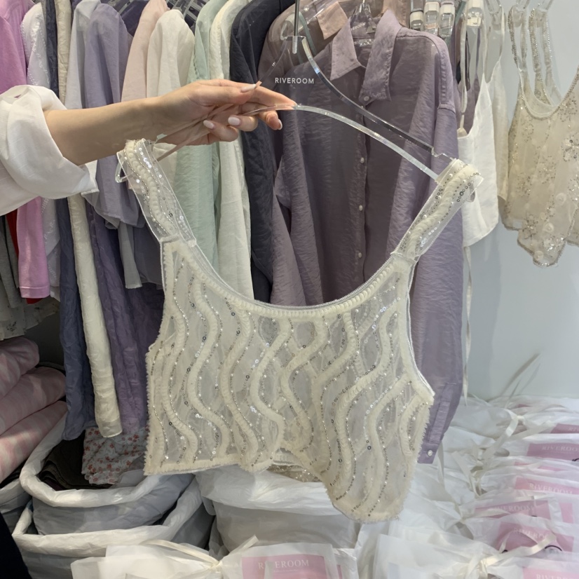 RIVEROOM韓國東大門直郵女士新款休閑26春夏時尚吊帶背心RIVEROOM吊帶/背心圖色3