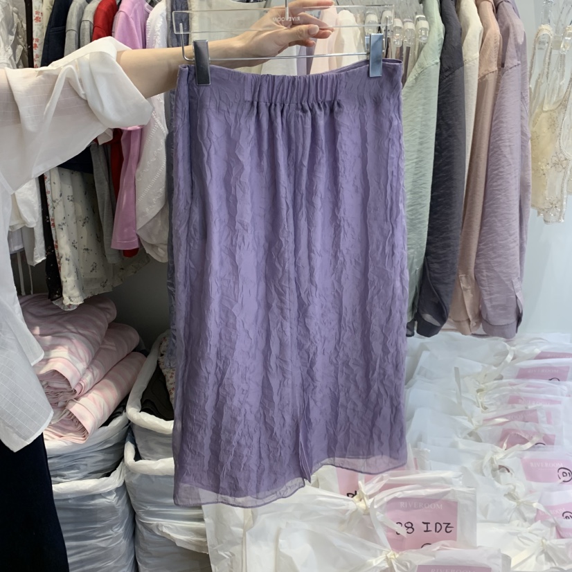 RIVEROOM韓國直郵女裝新品時尚26春夏熱賣推薦半身裙中短裙RIVEROOM半身裙/中短裙