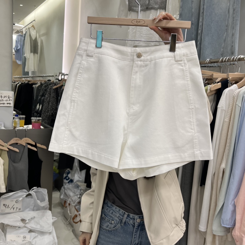 TAKE YOUE TIME韓國東大門代購女士新款熱賣職業短褲棉質TAKE YOUE TIME短褲圖色3