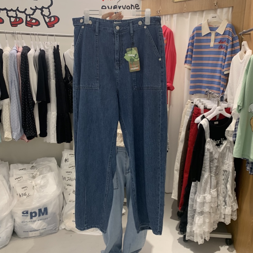 VENTI韓國東大門代購女士新品職業人氣熱賣時尚牛仔褲柔軟VENTI牛仔褲圖色2