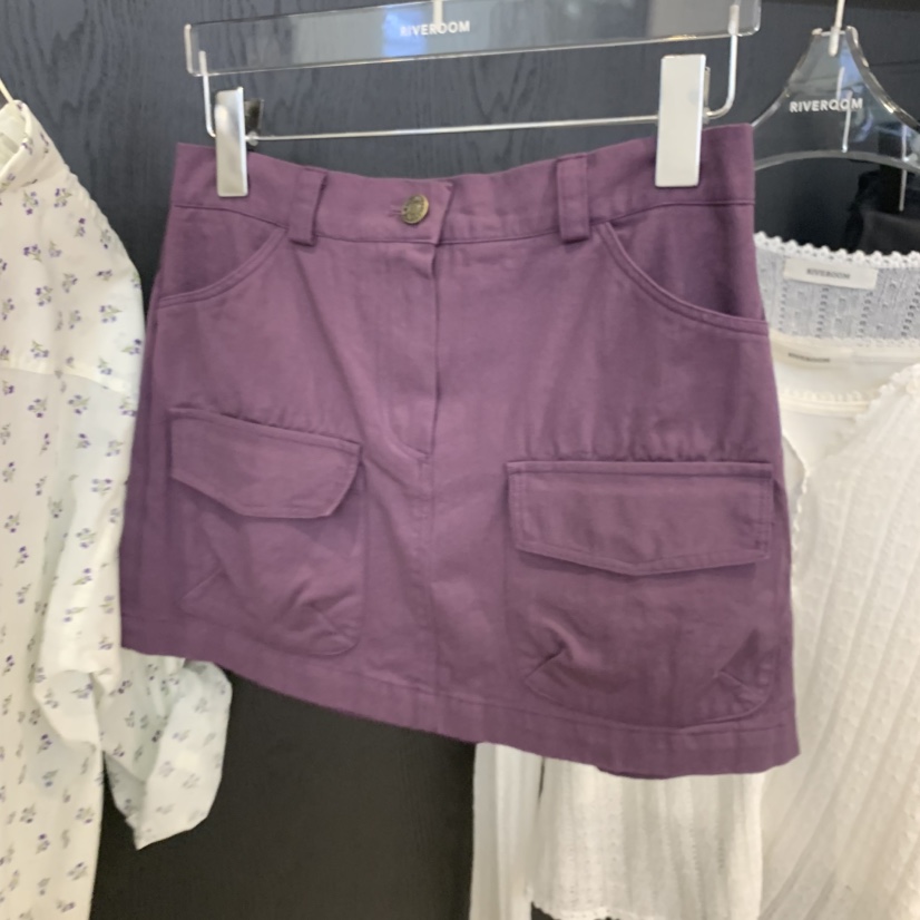 RIVEROOM韓國直郵女裝新品熱賣時尚26春夏休閑推薦職業短裙RIVEROOM短裙圖色3