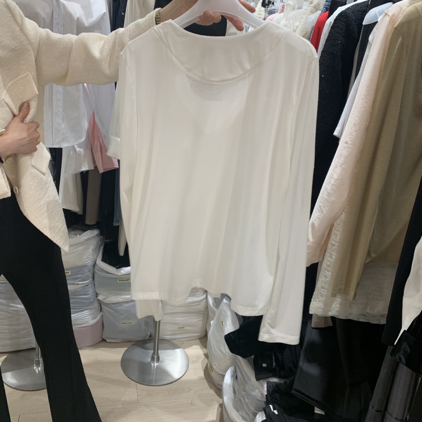 LOVE SOME韓國代購女裝新款熱賣推薦休閑26春夏職業長袖T恤LOVE SOME長袖T恤