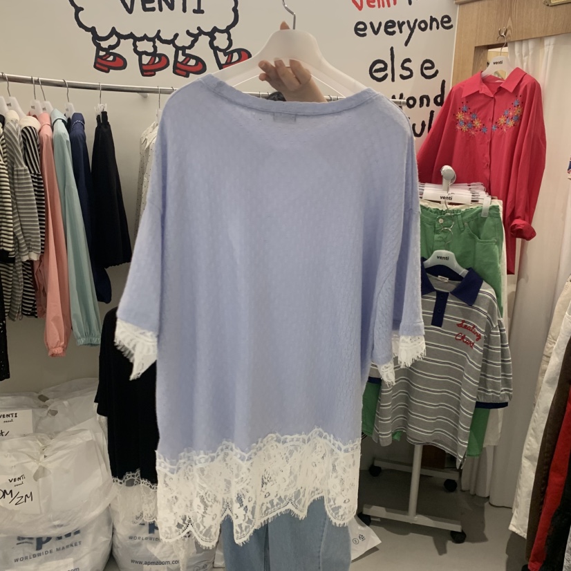 VENTI韓國東大門代購女裝新品熱賣時尚休閑職業人氣26春夏T恤VENTIT恤