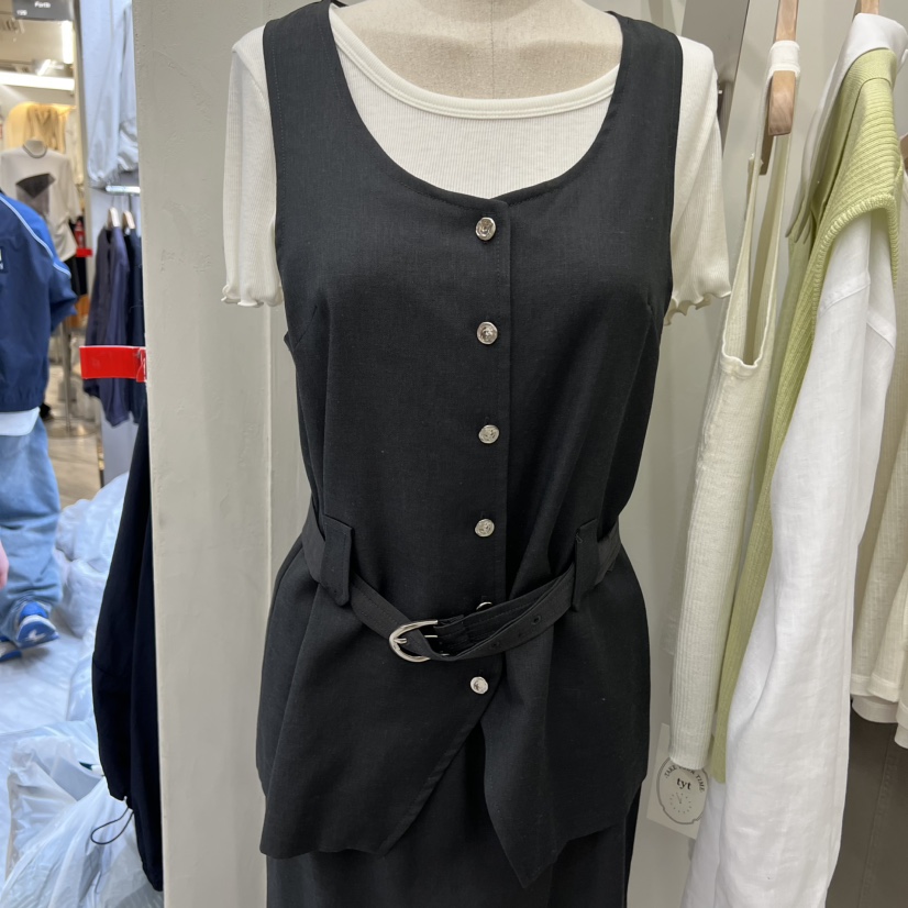 TAKE YOUE TIME韓國直郵女裝新款人氣職業馬甲不含內搭TAKE YOUE TIME馬甲圖色1