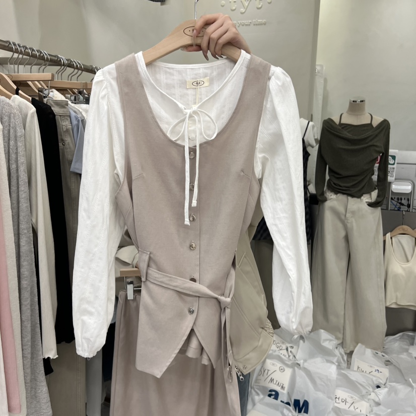 TAKE YOUE TIME韓國直郵女裝新款人氣職業馬甲不含內搭TAKE YOUE TIME馬甲圖色2