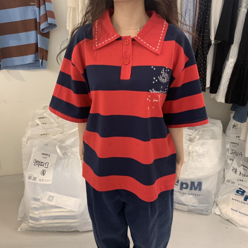 VENTI韓國直郵實拍女裝新款時尚推薦職業人氣26春夏熱賣T恤VENTIT恤圖色3