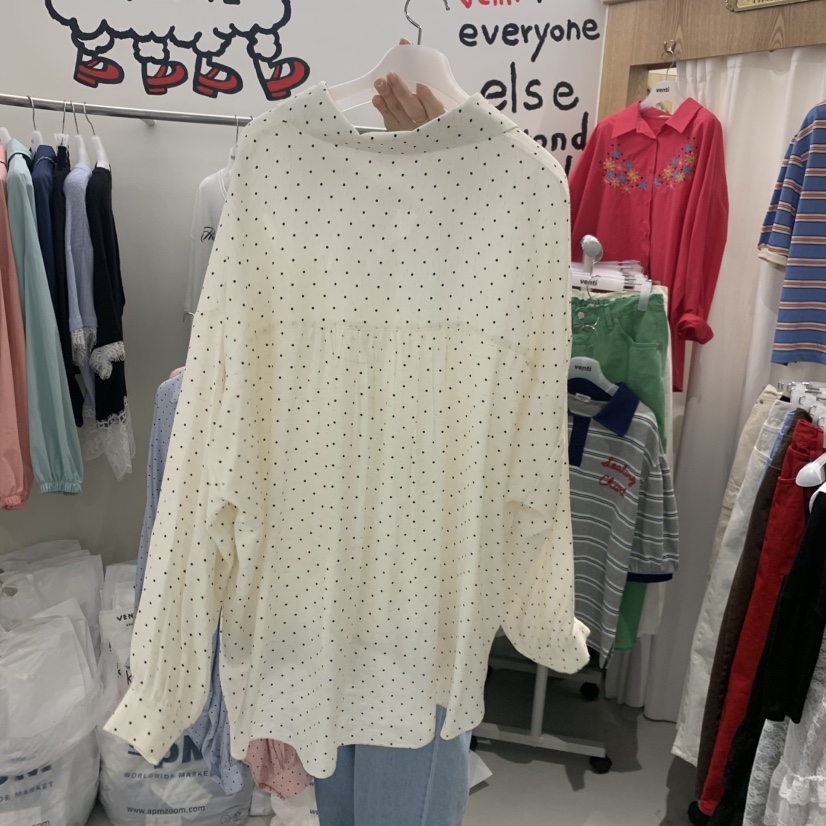 VENTI韓國直郵實拍女士新款職業休閑26春夏襯衫蕾絲衫天絲VENTI襯衫/蕾絲衫