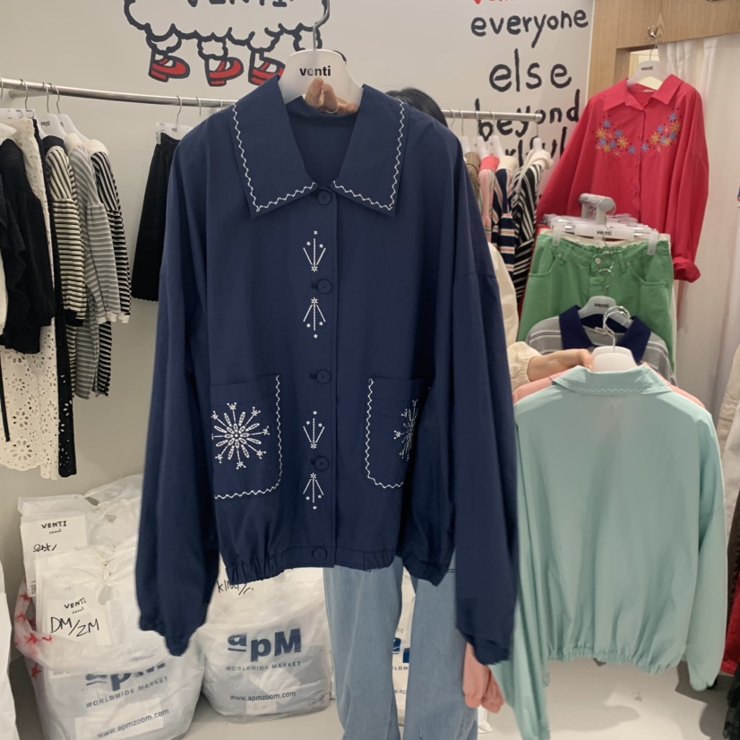 VENTI韓國代購女士新款人氣熱賣休閑時尚推薦職業26春夏夾克VENTI夾克圖色2