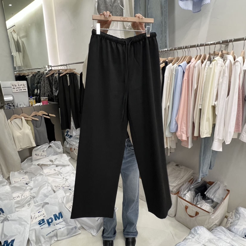 TAKE YOUE TIME韓國東大門直郵女士新款人氣休閑褲絲質TAKE YOUE TIME休閑褲圖色4