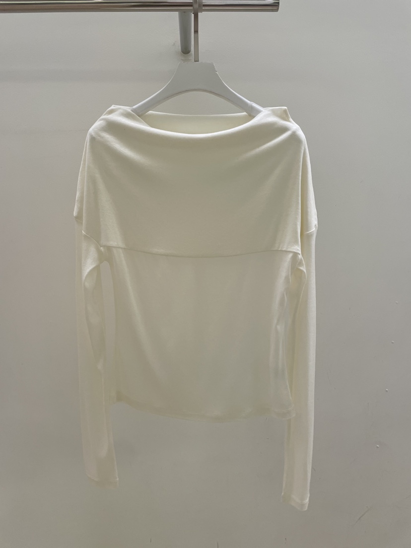 PEBBLE韓國東大門直郵女士新品時尚人氣熱賣休閑長袖T恤露肩PEBBLE長袖T恤圖色1