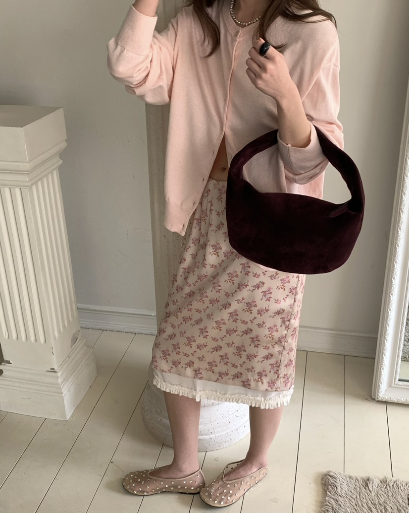 PEBBLE韓國直郵女士新款26春夏推薦休閑人氣半身裙中短裙PEBBLE半身裙/中短裙