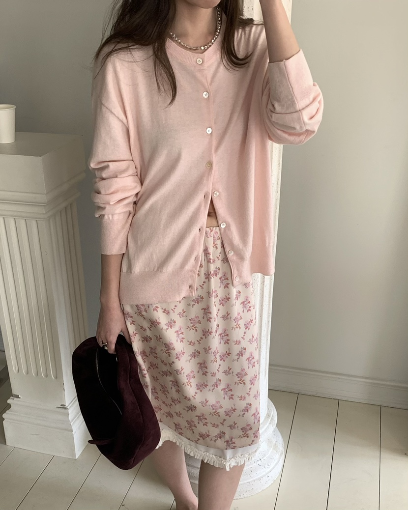 PEBBLE韓國直郵女士新款26春夏推薦休閑人氣半身裙中短裙PEBBLE半身裙/中短裙