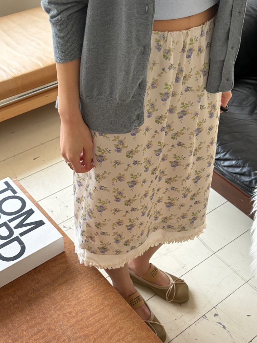 PEBBLE韓國直郵女士新款26春夏推薦休閑人氣半身裙中短裙PEBBLE半身裙/中短裙