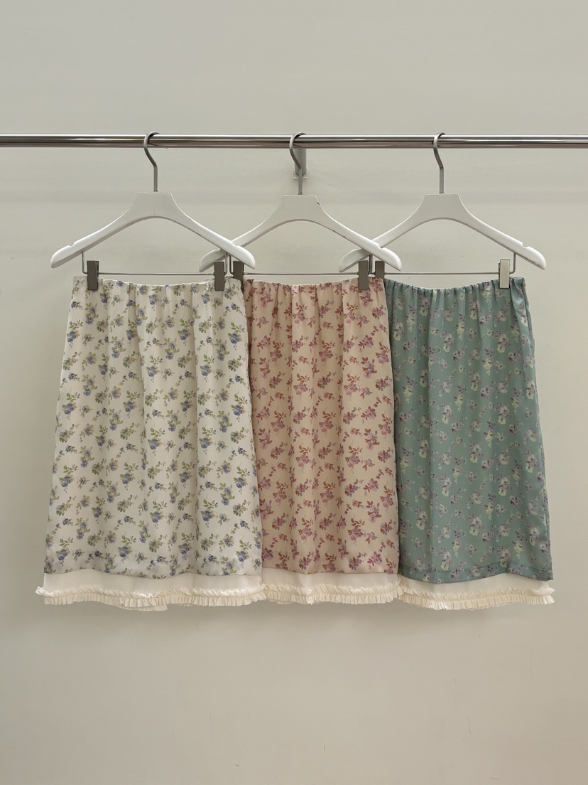 PEBBLE韓國直郵女士新款26春夏推薦休閑人氣半身裙中短裙PEBBLE半身裙/中短裙