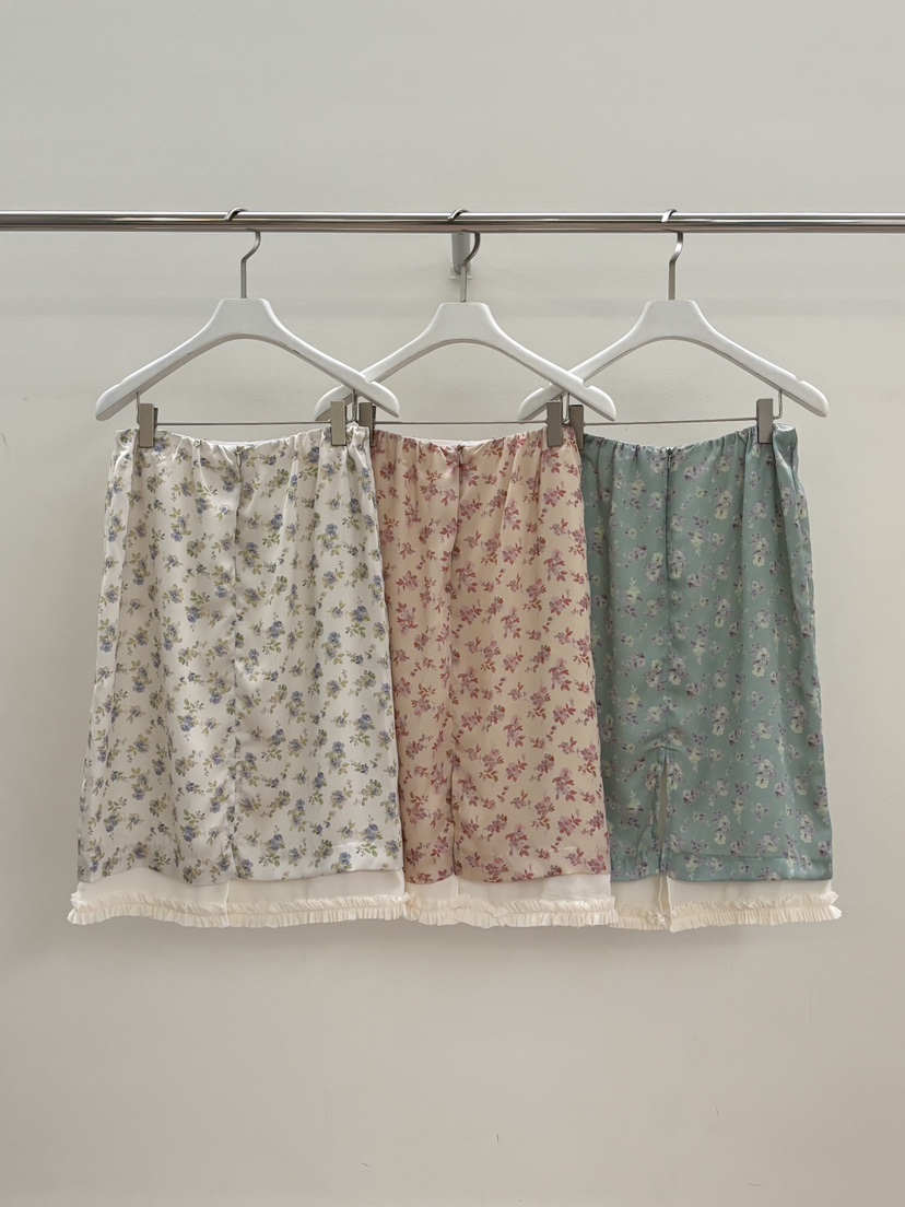 PEBBLE韓國直郵女士新款26春夏推薦休閑人氣半身裙中短裙PEBBLE半身裙/中短裙