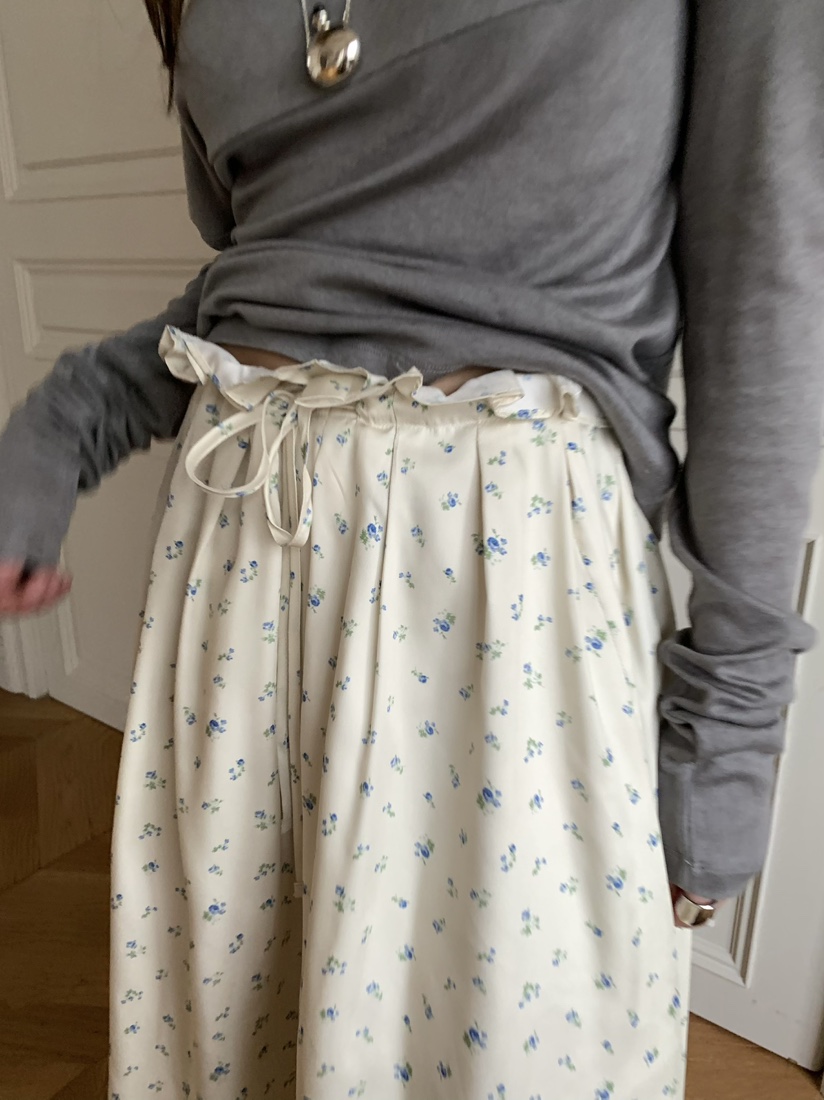 PEBBLE韓國直郵實拍女裝新款職業熱賣時尚休閑人氣26春夏長裙PEBBLE長裙