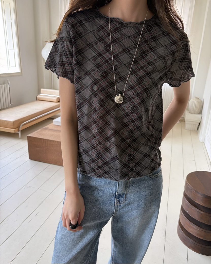 PEBBLE韓國東大門代購女裝新款26春夏人氣推薦熱賣職業T恤PEBBLET恤