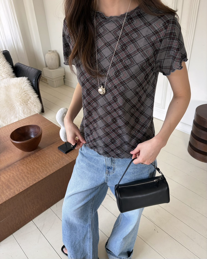 PEBBLE韓國東大門代購女裝新款26春夏人氣推薦熱賣職業T恤PEBBLET恤