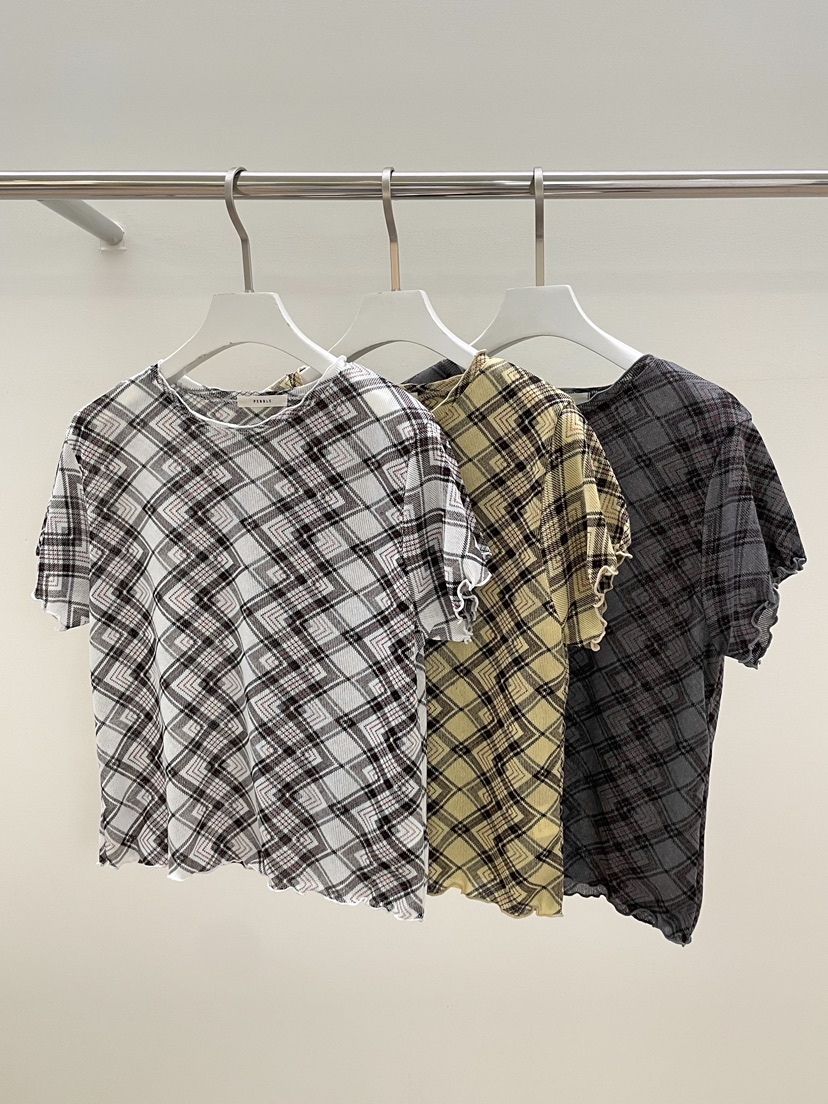 PEBBLE韓國東大門代購女裝新款26春夏人氣推薦熱賣職業T恤PEBBLET恤