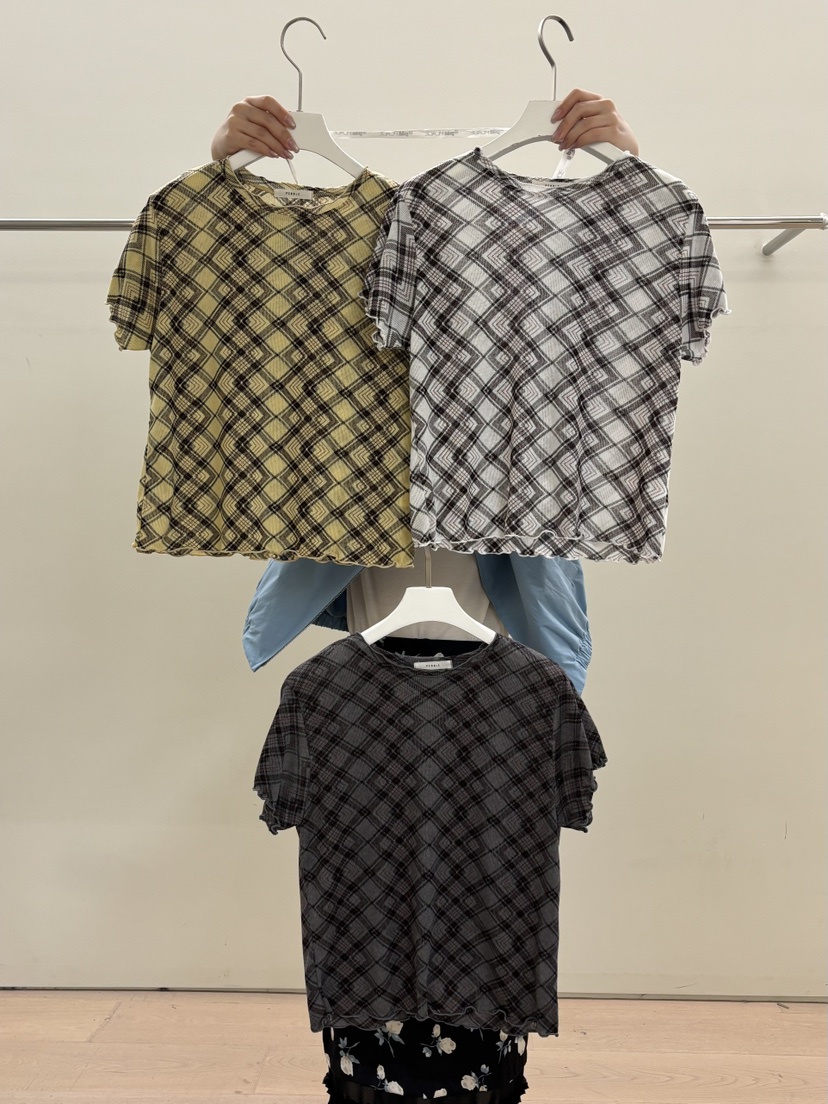 PEBBLE韓國東大門代購女裝新款26春夏人氣推薦熱賣職業T恤PEBBLET恤