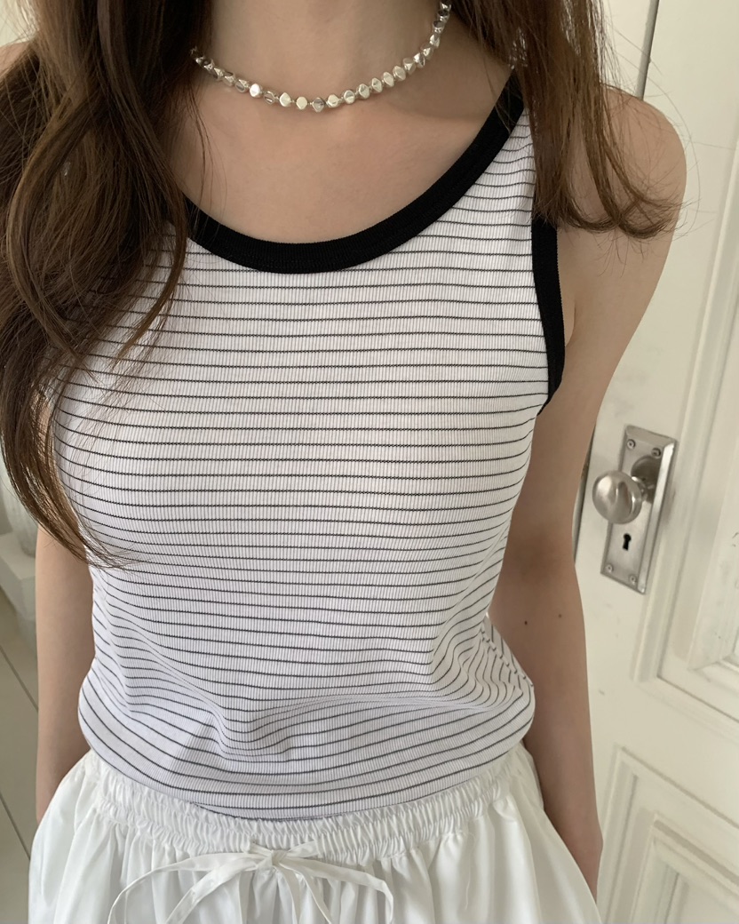 PEBBLE韓國直郵實拍女裝新品人氣時尚休閑熱賣26春夏吊帶背心PEBBLE吊帶/背心