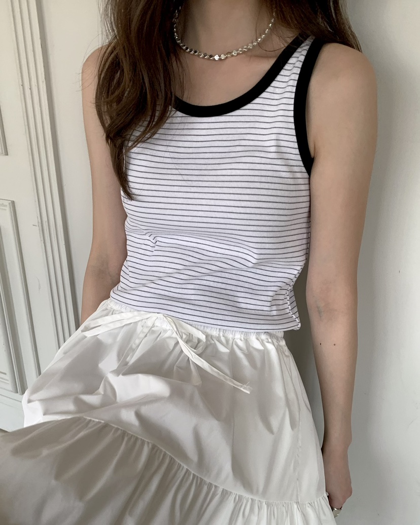 PEBBLE韓國直郵實拍女裝新品人氣時尚休閑熱賣26春夏吊帶背心PEBBLE吊帶/背心