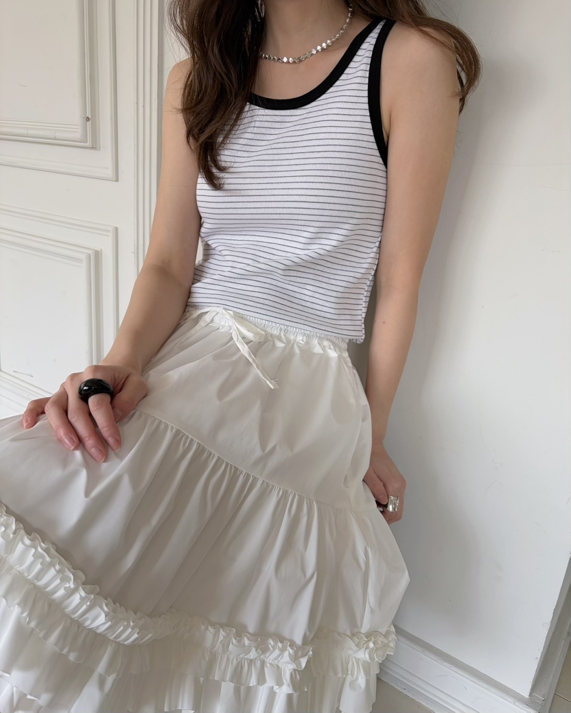 PEBBLE韓國直郵實拍女裝新品人氣時尚休閑熱賣26春夏吊帶背心PEBBLE吊帶/背心