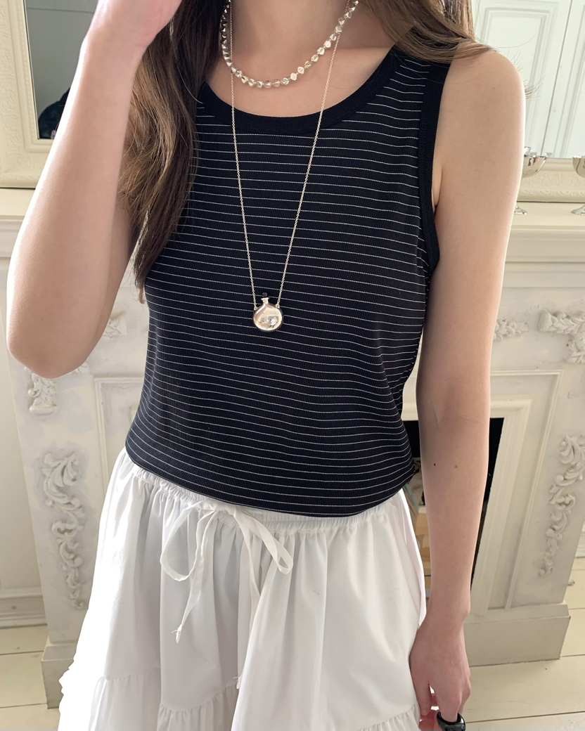 PEBBLE韓國直郵實拍女裝新品人氣時尚休閑熱賣26春夏吊帶背心PEBBLE吊帶/背心