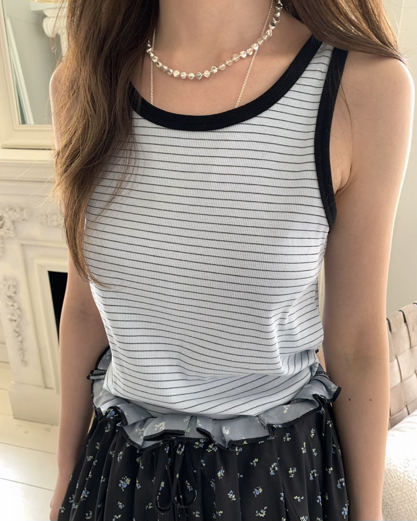 PEBBLE韓國直郵實拍女裝新品人氣時尚休閑熱賣26春夏吊帶背心PEBBLE吊帶/背心