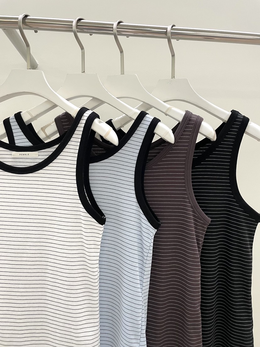 PEBBLE韓國直郵實拍女裝新品人氣時尚休閑熱賣26春夏吊帶背心PEBBLE吊帶/背心