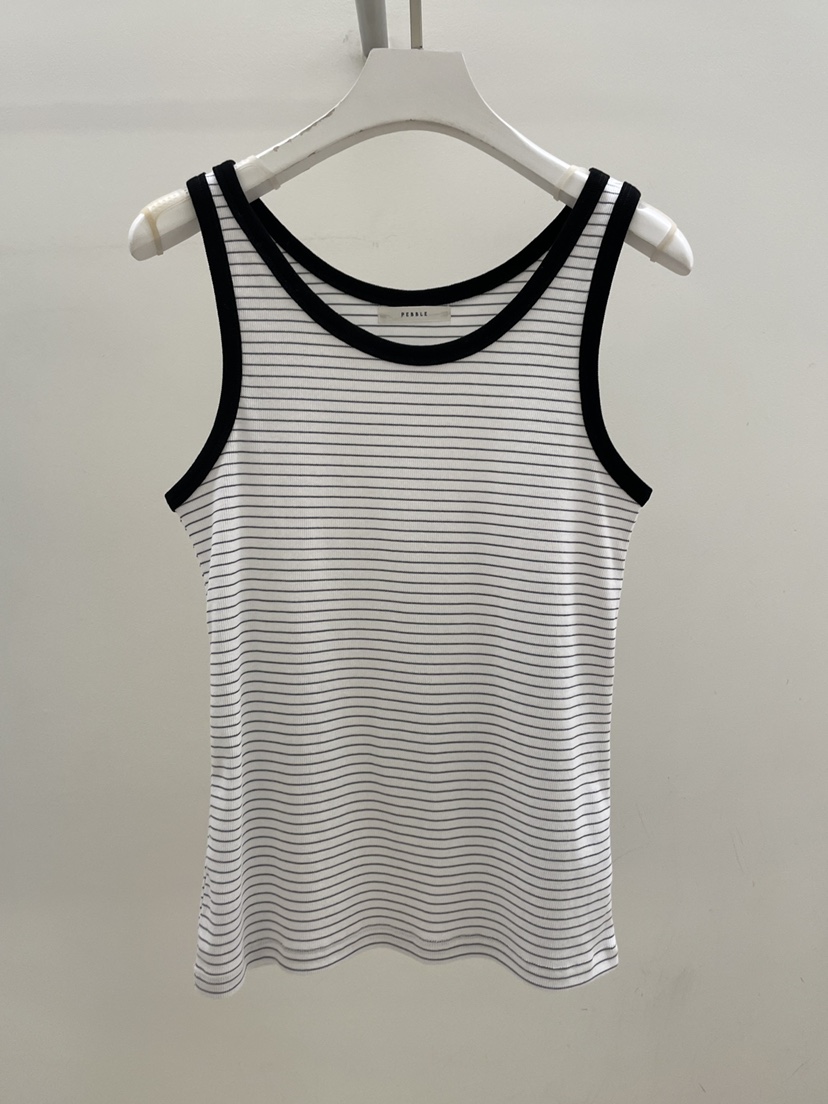 PEBBLE韓國直郵實拍女裝新品人氣時尚休閑熱賣26春夏吊帶背心PEBBLE吊帶/背心圖色1