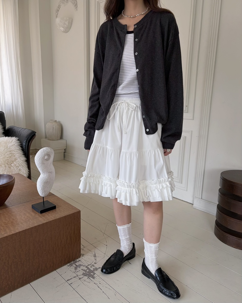 PEBBLE韓國東大門直郵女裝新品人氣時尚職業半身裙中短裙PEBBLE半身裙/中短裙