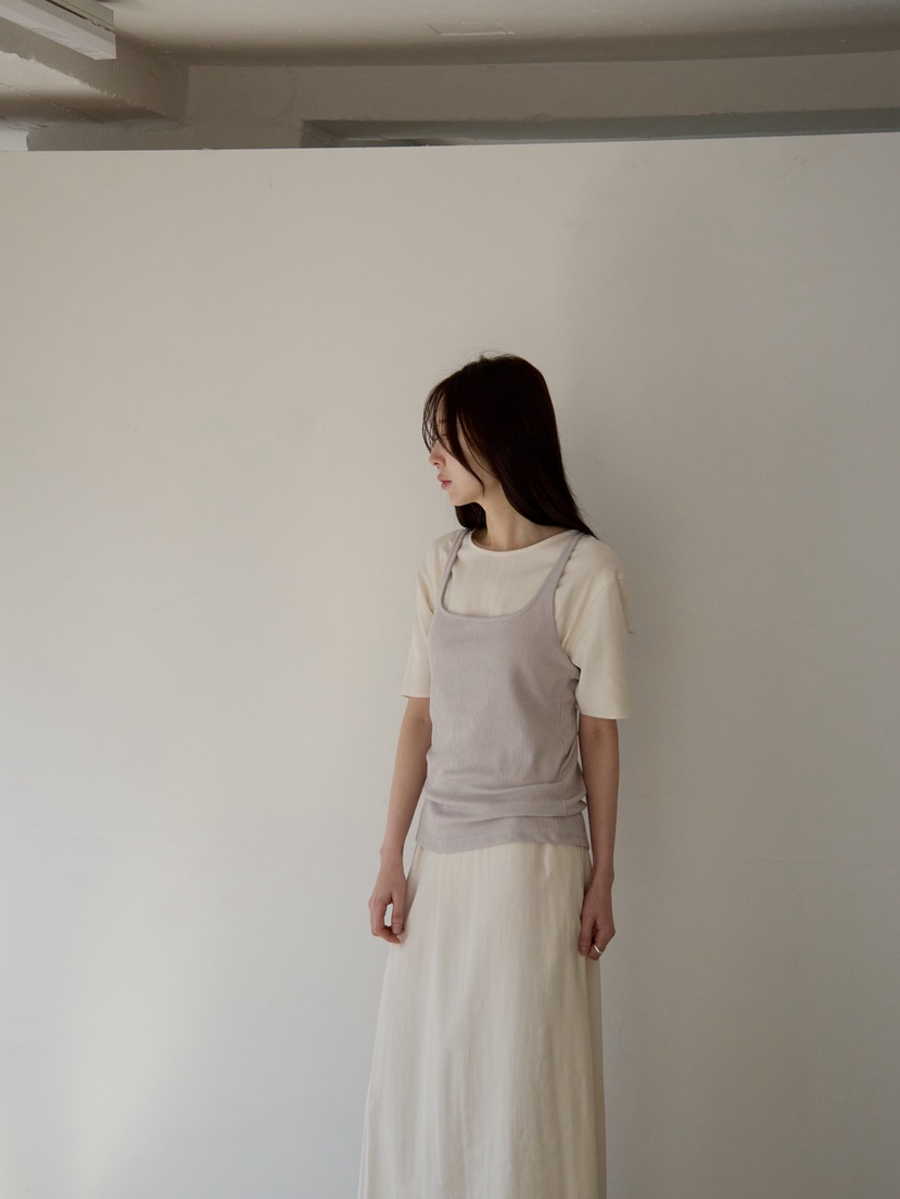 CULLUM韓國直郵實拍女裝新款熱賣休閑時尚26春夏吊帶背心CULLUM吊帶/背心