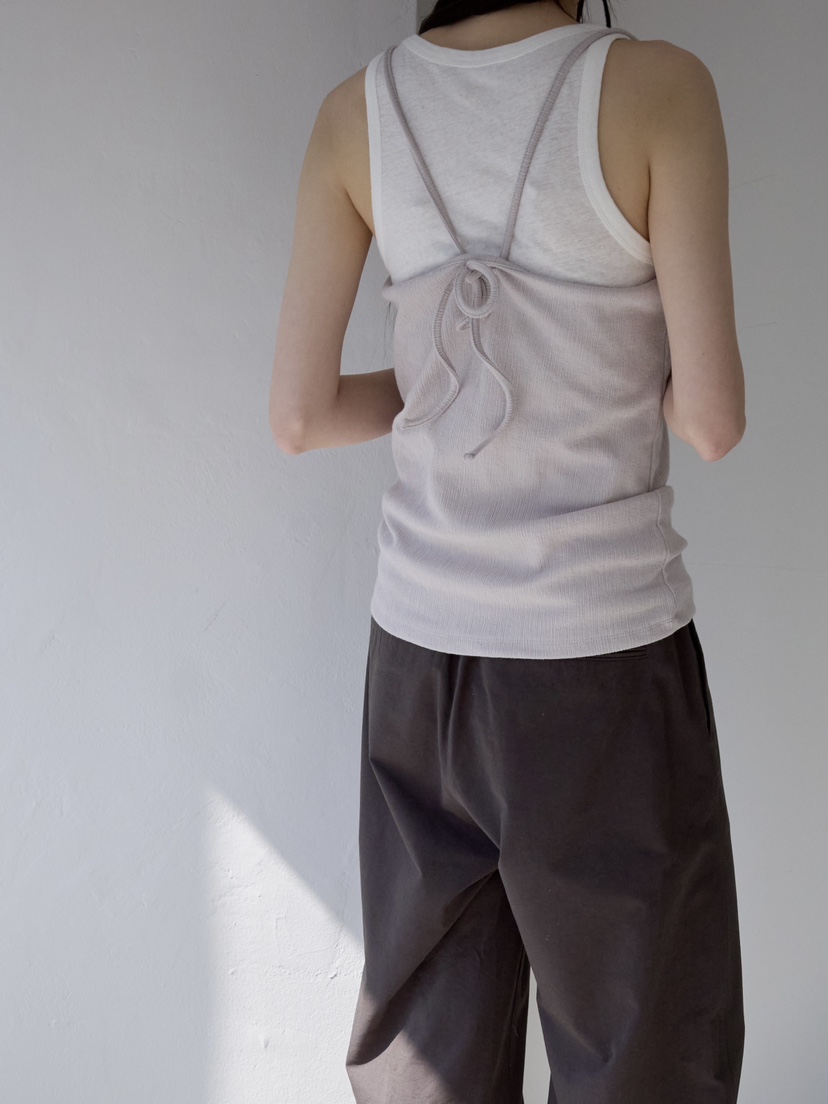 CULLUM韓國直郵實拍女裝新款熱賣休閑時尚26春夏吊帶背心CULLUM吊帶/背心