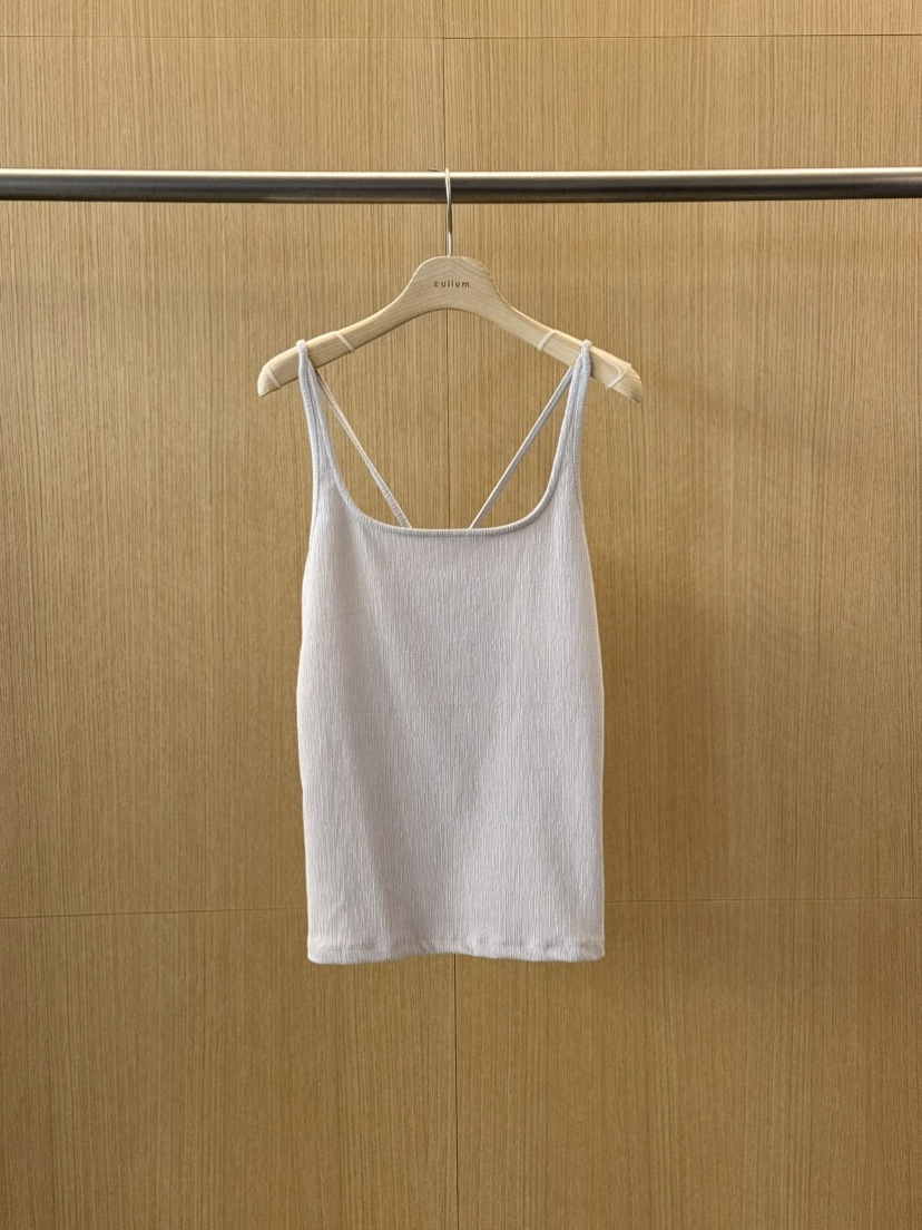 CULLUM韓國直郵實拍女裝新款熱賣休閑時尚26春夏吊帶背心CULLUM吊帶/背心圖色1