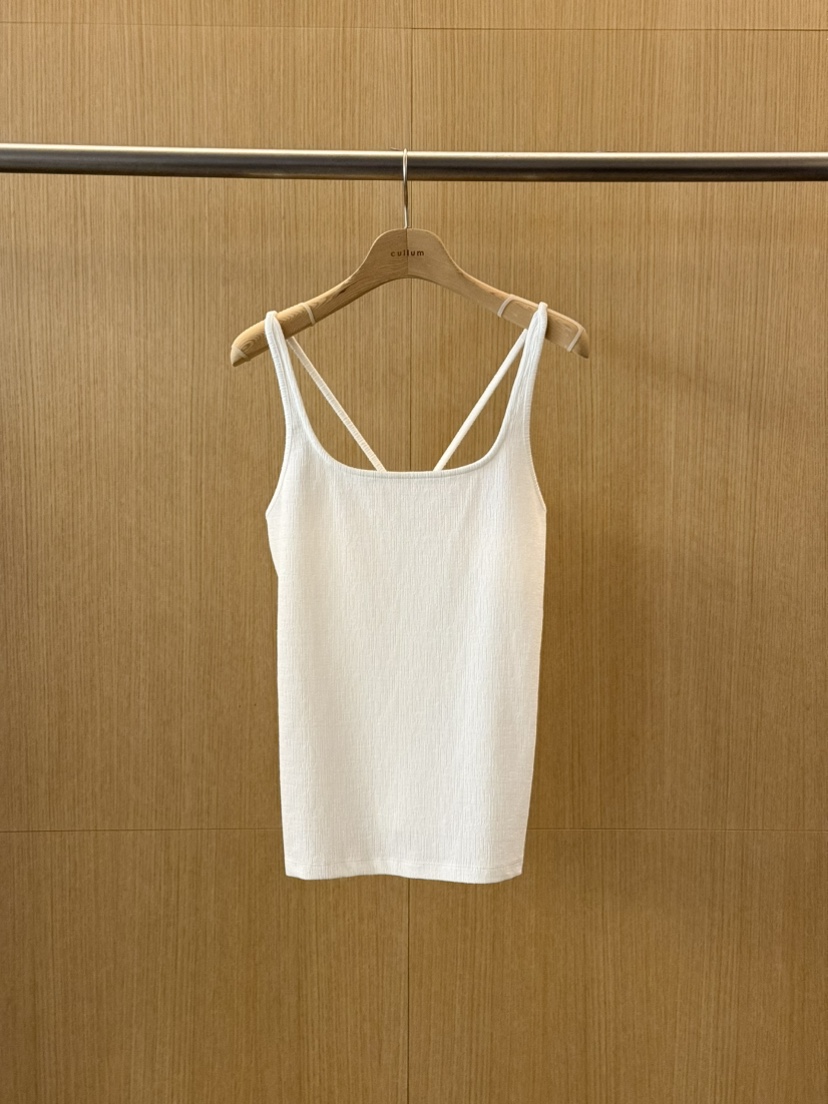 CULLUM韓國直郵實拍女裝新款熱賣休閑時尚26春夏吊帶背心CULLUM吊帶/背心圖色2
