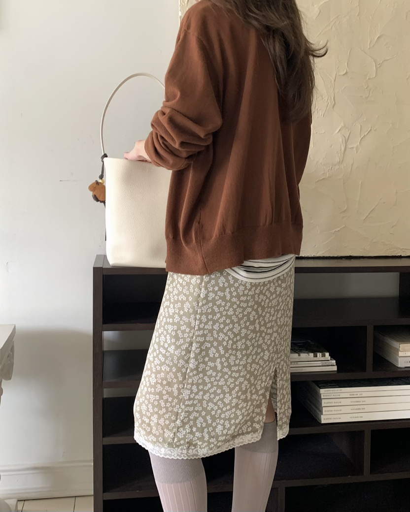 PEBBLE韓國直郵實拍女士新品推薦職業26春夏人氣針織衫開衫PEBBLE針織衫