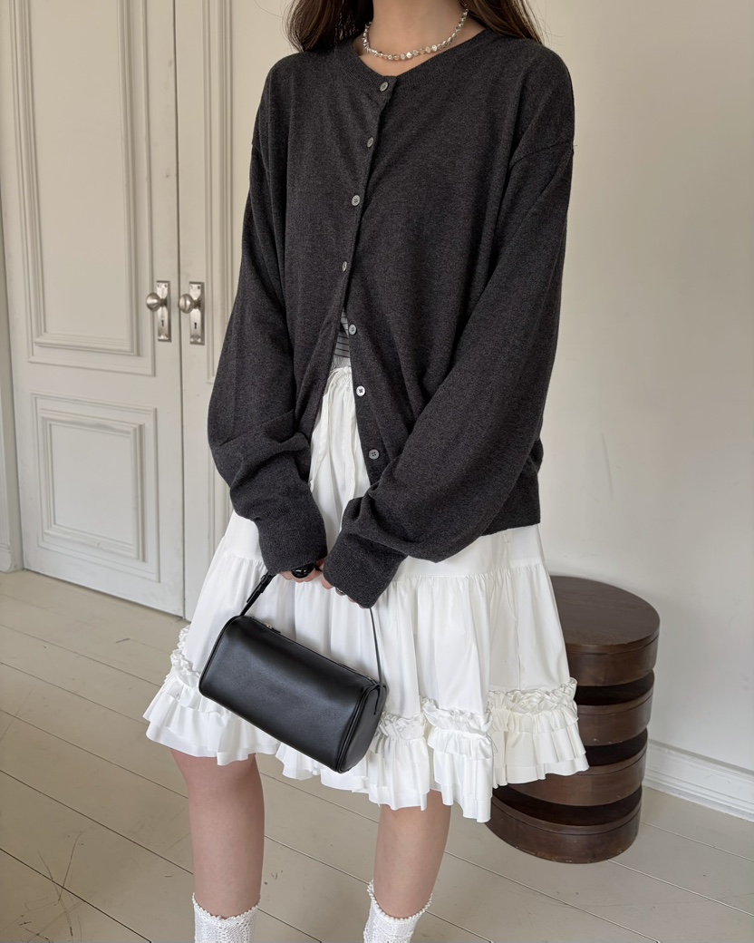 PEBBLE韓國直郵實拍女士新品推薦職業26春夏人氣針織衫開衫PEBBLE針織衫